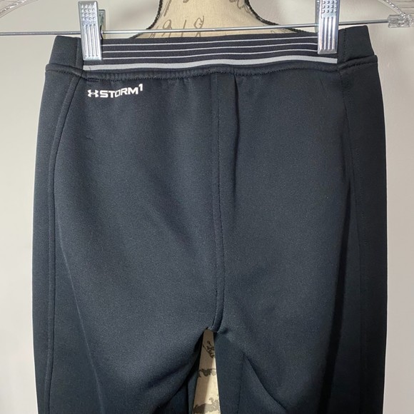 Under Armour Girls Sweat Pants Size Small Black - Picture 5 of 8